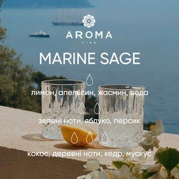 Аромат / Віддушка MARINE SAGE 1 кг - для свічок, аромадифузорів, рум-спреїв 18564423974 фото