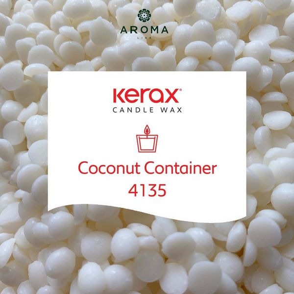 Кокосовий віск Kerawax Coconut Container 4135 1кг 4135 фото
