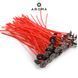 Красный вощеный хлопковый фитиль с держателем, 20 см RED-WICK/20 фото 3
