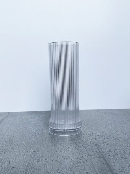 Форма для свічки ребриста циліндр 15 х 5 см 1755114503 фото