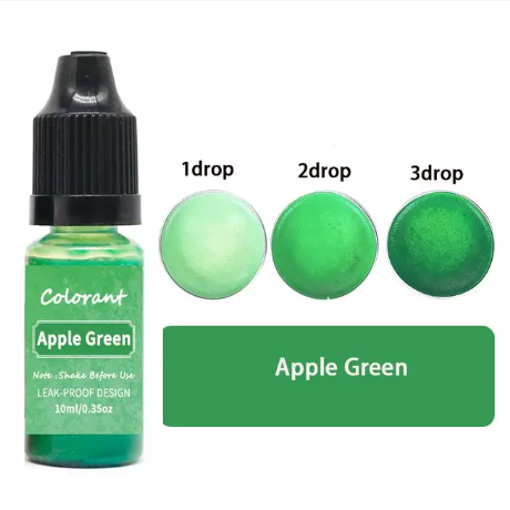 Рідкий барвник для свічок та мила 10 мл Яблучний Зелений / Apple Green 1857041053 фото