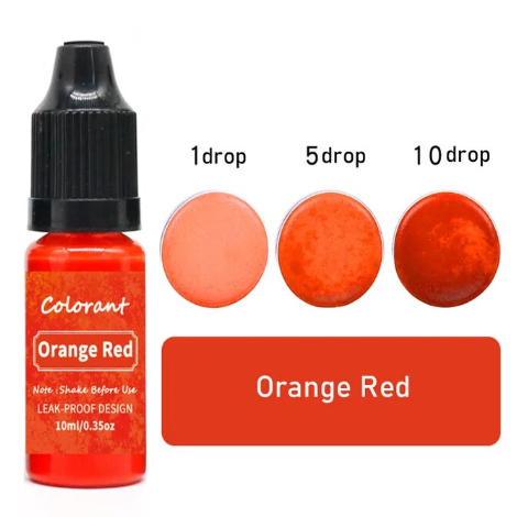 Рідкий барвник для свічок та мила 10 мл Оранжево-червоний / Orange Red 1857049381 фото