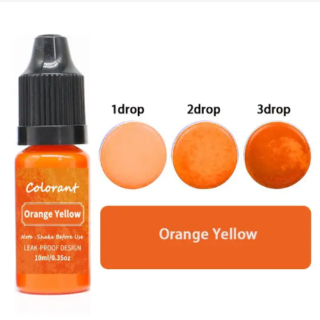 Рідкий барвник для свічок та мила 10 мл Оранжево-жовтий / Orange Yellow 1857051346 фото